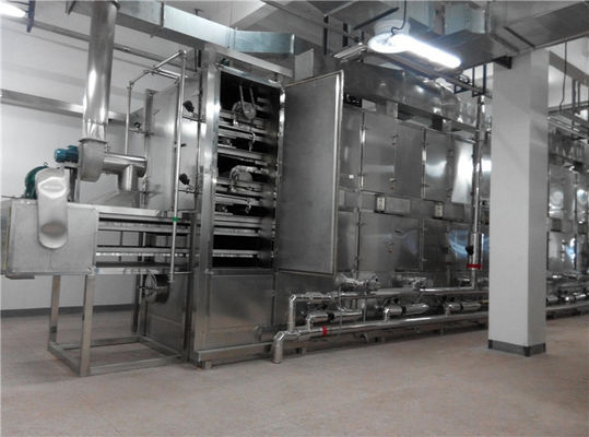 Edelstahl 100kg/h DW Mesh Belt Dryer Oven Machine